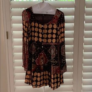 Bohemian chic patterned dress